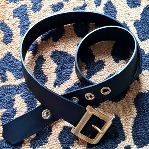 Dior D Black Belt